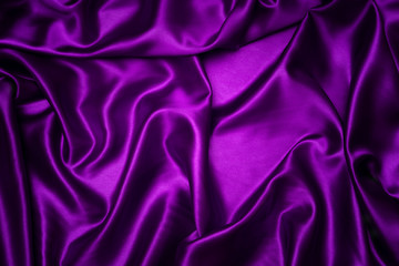 Abstract purple drapery cloth, Dark violet fabric background