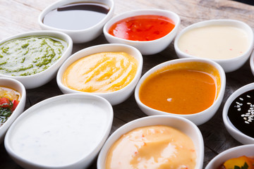 Different type of sauces