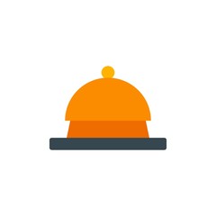 food service flat vector icon. Modern simple isolated sign. Pixel perfect vector  illustration for logo, website, mobile app and other designs