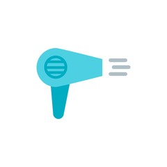 hair dryer flat vector icon. Modern simple isolated sign. Pixel perfect vector  illustration for logo, website, mobile app and other designs