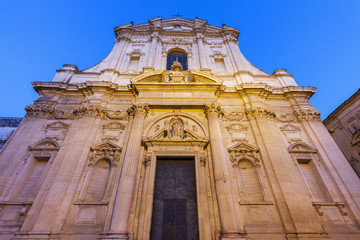 Obraz premium St Irene Church in Lecce