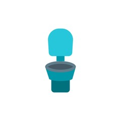 toilet flat vector icon. Modern simple isolated sign. Pixel perfect vector  illustration for logo, website, mobile app and other designs