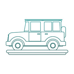 SUV 4x4 vehicle vector illustration graphic design