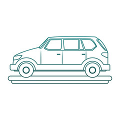 Car vehicle isolated vector illustration graphic design