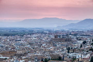 Panorama of Granada