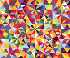 Abstract seamless pattern of triangles.