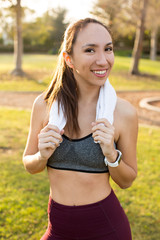 Fototapeta premium Woman exercising