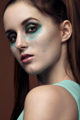Beauty portrait with makeup