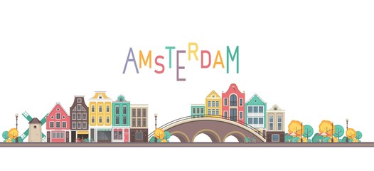 vector city amsterdam