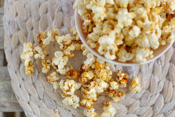 Frisch gemachtes Popcorn