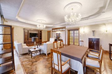 Living room interior in modern house.