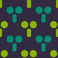 Robot mechanism seamless pattern. Strict line geometric pattern for your design.