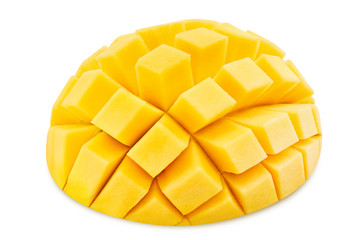 Ripe mango isolated