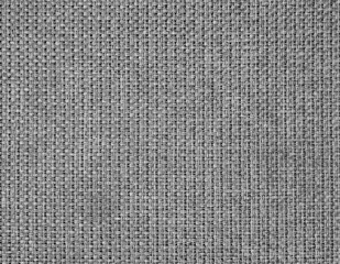 Fototapeta na wymiar Texture of natural cloth burlap gray, matting. Background backdrop fabric for text.
