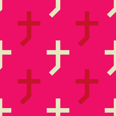 Cross shade seamless pattern. Strict line geometric pattern for your design.