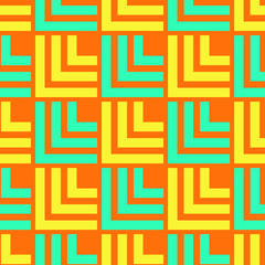 Fence wall seamless pattern. Strict line geometric pattern for your design.
