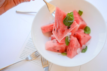 sweet, fruit, ripe, juicy, food, background, vegetarian, red, watermelon, piece, natural, summer, berry, water, tropical, nutrition, melon, seed, nobody, nature, object, closeup, snack, slice, dessert