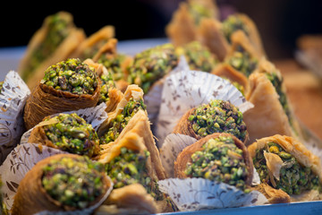 Baklava with pistachio