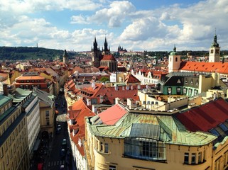 Prague seen from the Powder Tower