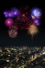 Hamburg Feuerwerk Silvester