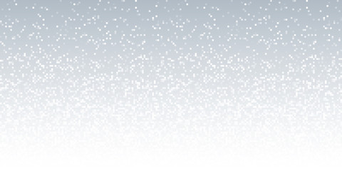 Pixel Abstract Gray Technology Gradient Horizontal Background. Business mosaic light mosaic design backdrop with failing pixels. Pixelated pattern texture. Big data flow vector Illustration.