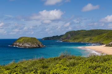 Fototapeta na wymiar archipelago of Fernando de Noronha Brazil, natural paradise located in the Atlantic Ocean