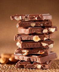 Chocolate Almond Tower