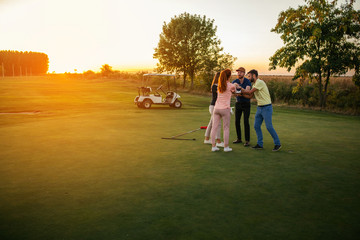 We have golf in common