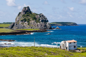 Naklejka premium archipelago of Fernando de Noronha Brazil, natural paradise located in the Atlantic Ocean