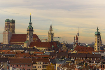 Obraz premium munich rooftops