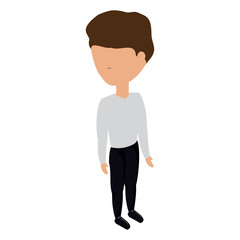 avatar man standing design