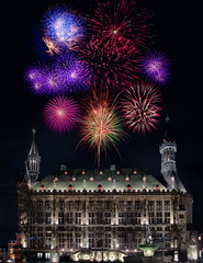 Aachen Silvester Feuerwerk