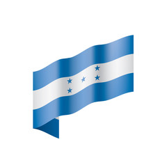 Honduras flag, vector illustration