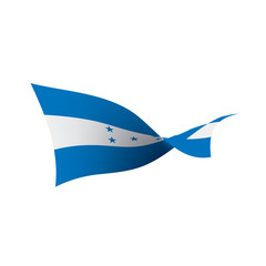 Honduras flag, vector illustration