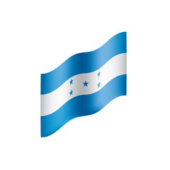 Honduras flag, vector illustration
