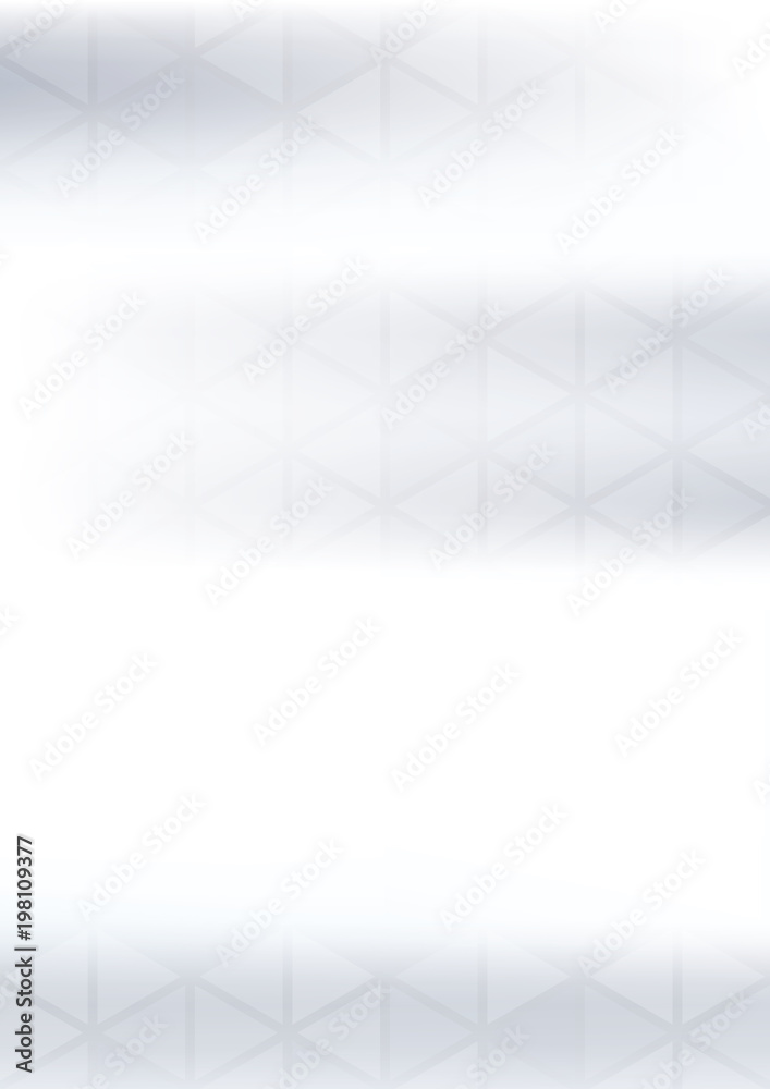 Poster Subtle abstract grey background with triangles. Colorless vector graphic pattern