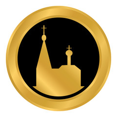 Orthodox church button.