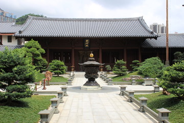 Fototapeta premium Chi Lin Nunnery - Hong Kong, China
