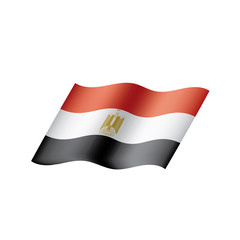 Egypt flag, vector illustration