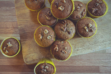 Home baked banana muffins 2