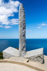 Point Du Hoc Monument in Normandy, France