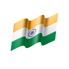 India flag, vector illustration