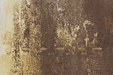 texture of rusty metal crumbled paint cracks grunge