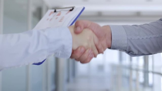 Handshake Business Agreement Reached
