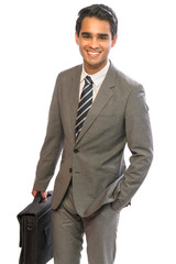 young business man in suit