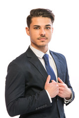 young business man in suit