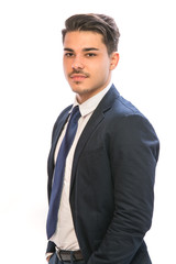 young business man in suit