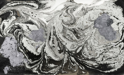 Marble abstract acrylic background. Nature marbling artwork texture.