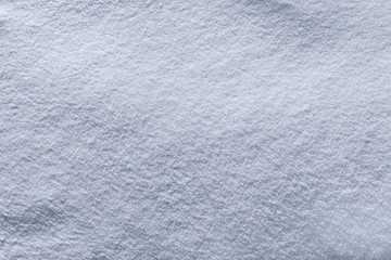 Shiny clean snow in wintertime