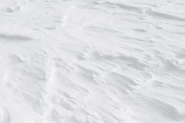 Abwaschbare Fototapete Clean snow on winter day © Africa Studio